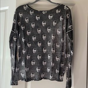 Skull Cashmere long sleeve sweater
